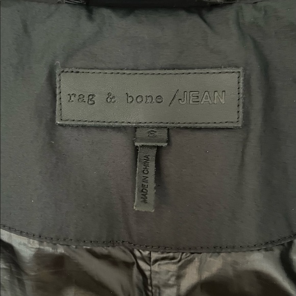 RAG & BONE Puffer Coat Jacket Black - Picture 8 of 8